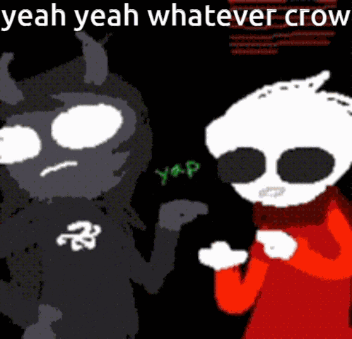 Crow Homestuck GIF