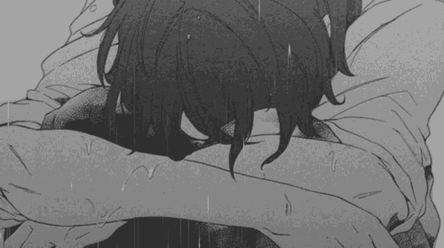 Crying Drenched GIF