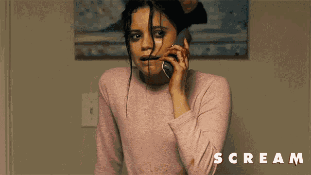 Crying Jenna Ortega GIF