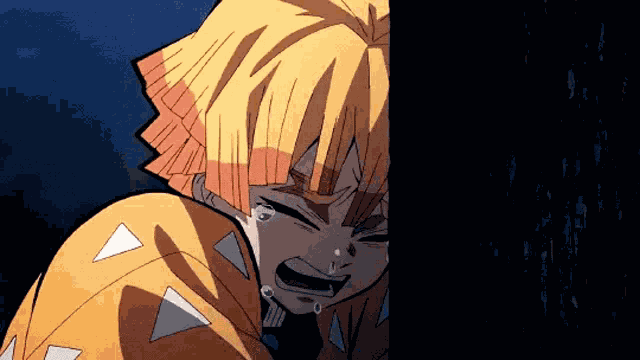 Crying Kimetsu No Yaiba GIF