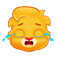 Crying Sad Sticker