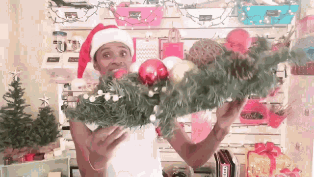 Crystal Best Wreath GIF