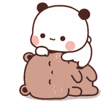 Cuddles Panda Sticker
