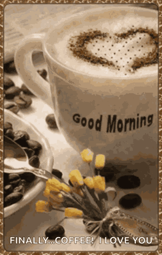 Cup Of Coffee Coffee Time GIF