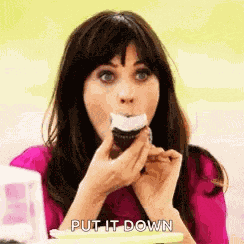 Cupcake New Girl GIF