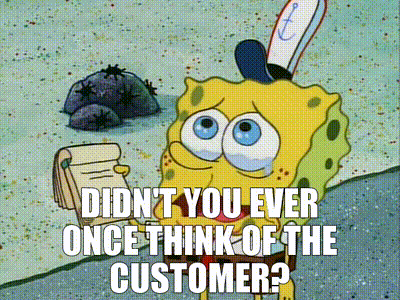 Customer Service Spongebob GIF