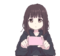 Cute Black Hoodie Sticker