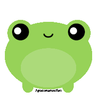 Cute Frog Sticker
