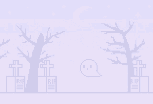 Cute Ghost Gif Wallpaper GIF