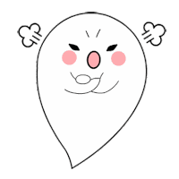 Cute Ghost Sticker
