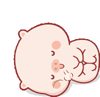 Cute Sigh Sticker
