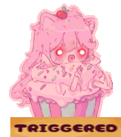 Cute Trigger Trigger Cute Sticker