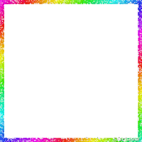 Cutecore Sparkle Rainbow Glitter Boarder Sticker
