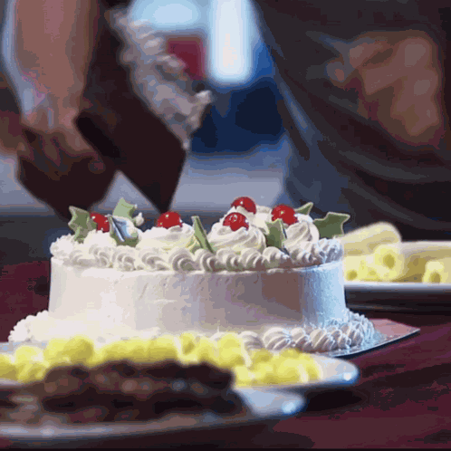 Cutting Cake Cake Cutting GIF