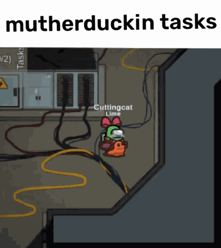Cuttingcat Among Us GIF