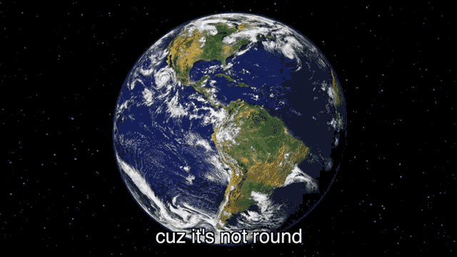 Cuz Its Not Round Itsrucka GIF