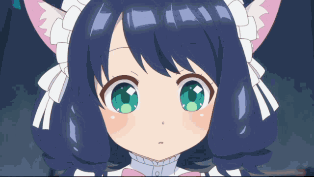 Cyan Hijirikawa Maid GIF