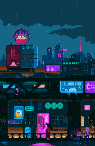 Cyber Cityy GIF