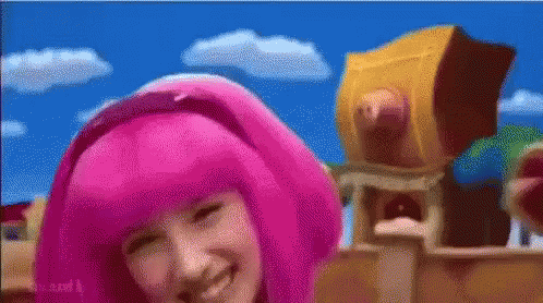 Dab Lazytown GIF