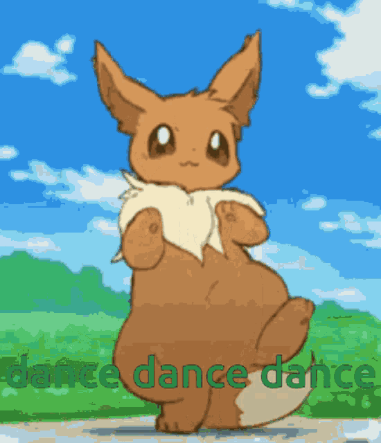 Dacing Eevee Danse GIF