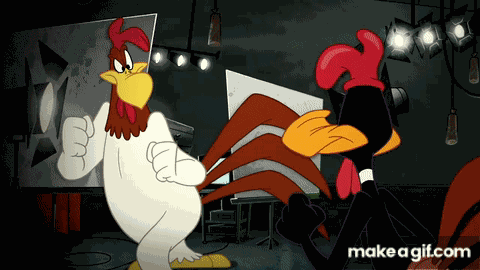 Daffy Duck Foghorn Leghorn GIF