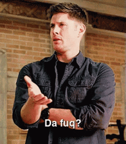 Dafuq Dean Winchester GIF
