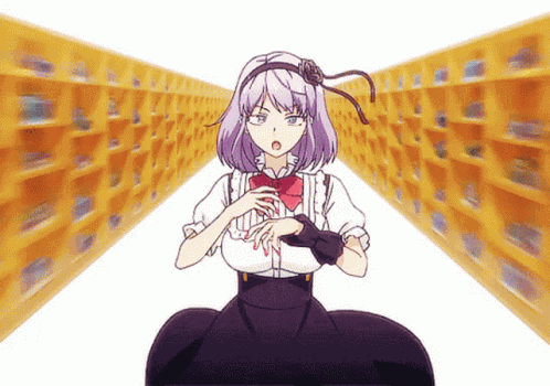 Dagashi Kashi Hotaru Shidare GIF