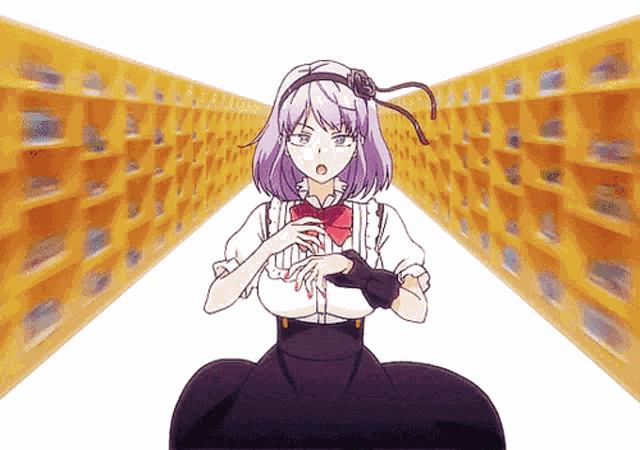 Dagashi Kashi Hotaru Shidare GIF