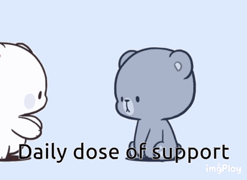 Daily Dose Of Support Hug GIF