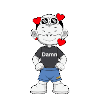 Damn Damn Zhot Jr Sticker