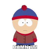 Damn It Stan Marsh Sticker