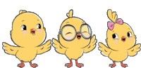 Dance Dancing Chicks Sticker