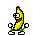 Dancing Banana Dance Sticker