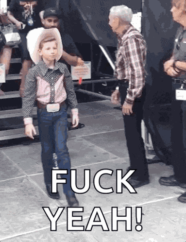 Dancing Boy Cowboy GIF