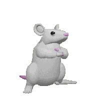 Dancing Dancing Rat Sticker