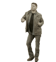 Dancing Dean Winchester Sticker