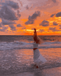 Dancing Girl Beach Party GIF