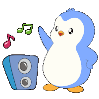 Dancing Pengu Sticker