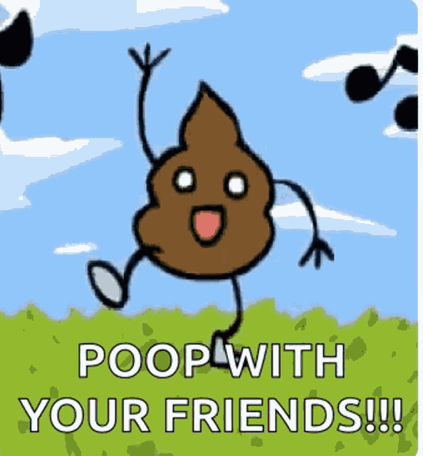 Dancing Poop GIF