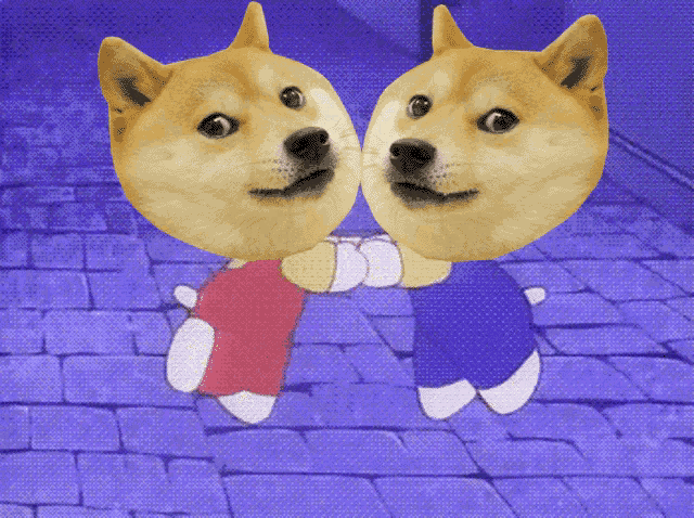 Dancing Shibe Dancing Doges GIF