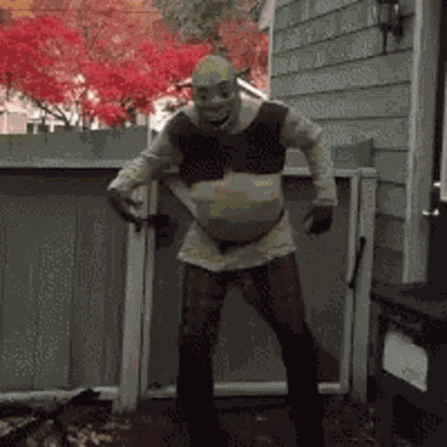 Dancing Shrek GIF