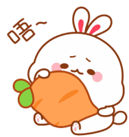 Dare Bunny Aggie Bunny Sticker