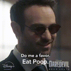 Daredevil Eat Poop Daredevil Do Me A Favor GIF