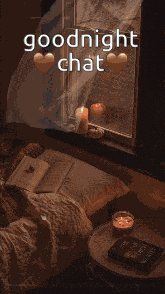 Dark Academia Good Night GIF