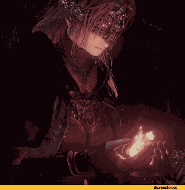 Dark Souls Fire Keeper GIF
