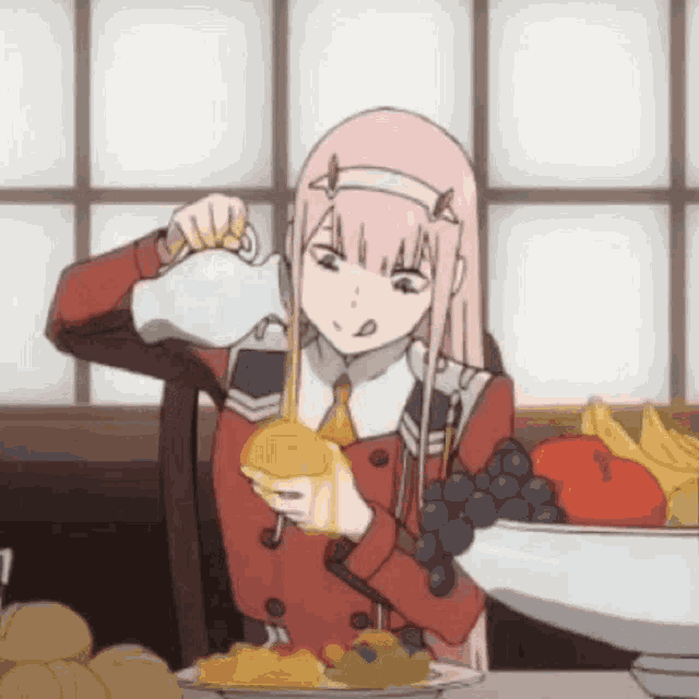 Darling In The Franxx Hungry GIF