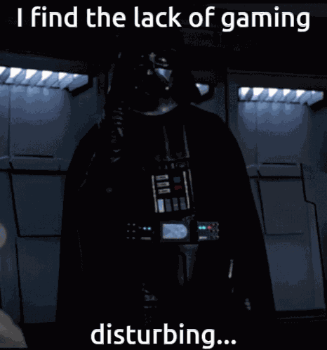 Darth Vader Lack Of Gaming GIF