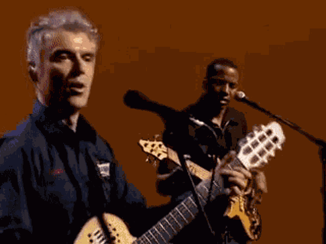 David Byrne Singing GIF