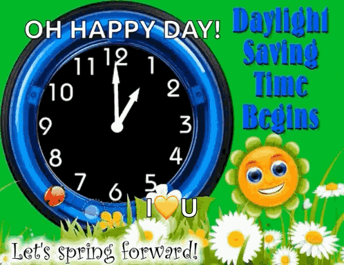 Daylight Savings Spring Forward GIF