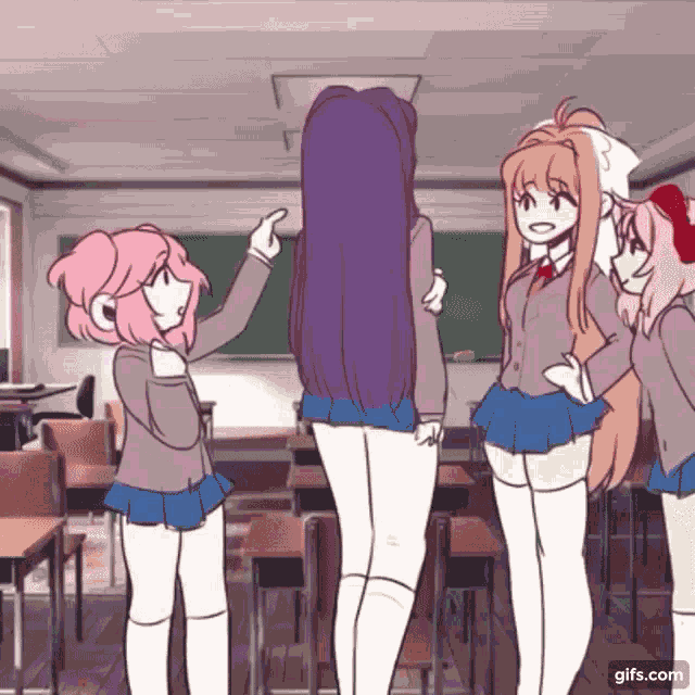 Ddlc Monika GIF